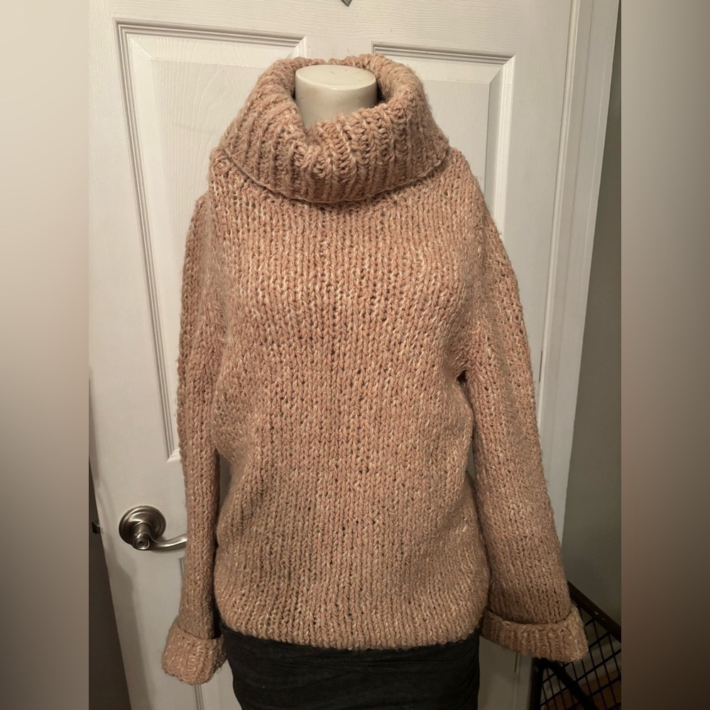 Vintage Express cowl neck sweater M